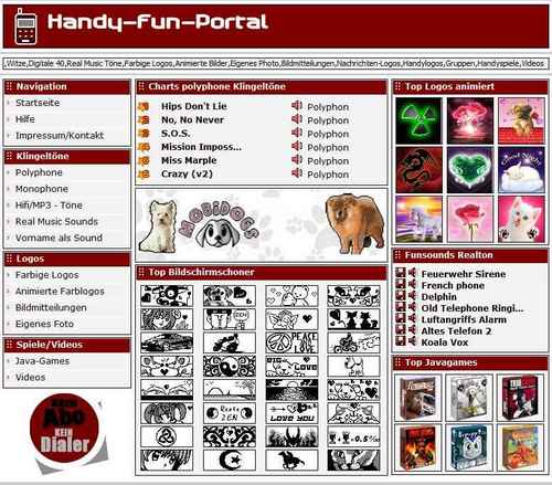 PHP Handy-Fun-Portal Script | Partnerprogramm | Affiliate | Geld Verdienen